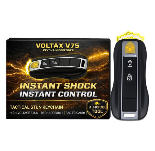 💥 Hot Sale 75% OFF 💥 Voltax™  75M Stun Keychain Flashlight ⚡