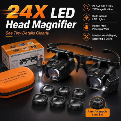 💥 LAST DAY 49% OFF 🔍LumaForge™ HeadLite 24X  for Precision Work 💡