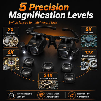 💥 LAST DAY 49% OFF 🔍LumaForge™ HeadLite 24X  for Precision Work 💡