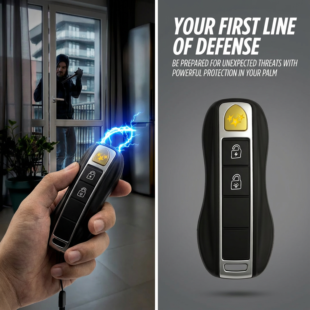 💥 Hot Sale 75% OFF 💥 Voltax™  75M Stun Keychain Flashlight ⚡