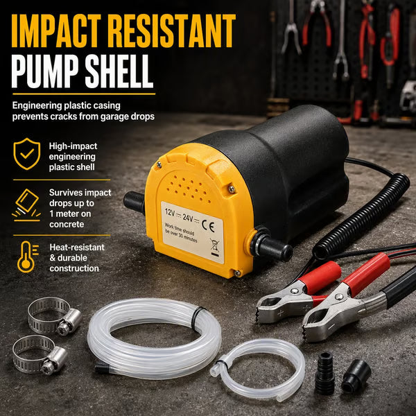 🔧💥Voltaris™🔧 12V/24V Electric Oil Transfer Pump – Self-Priming Fluid Extractor ⚡