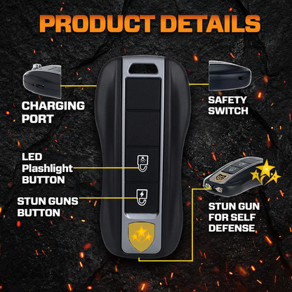 💥 Hot Sale 75% OFF 💥 Voltax™  75M Stun Keychain Flashlight ⚡