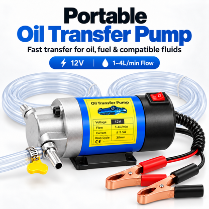 🔧💥Voltaris™ Electric Oil Transfer Pump – Self-Priming Fluid Extractor ⚡